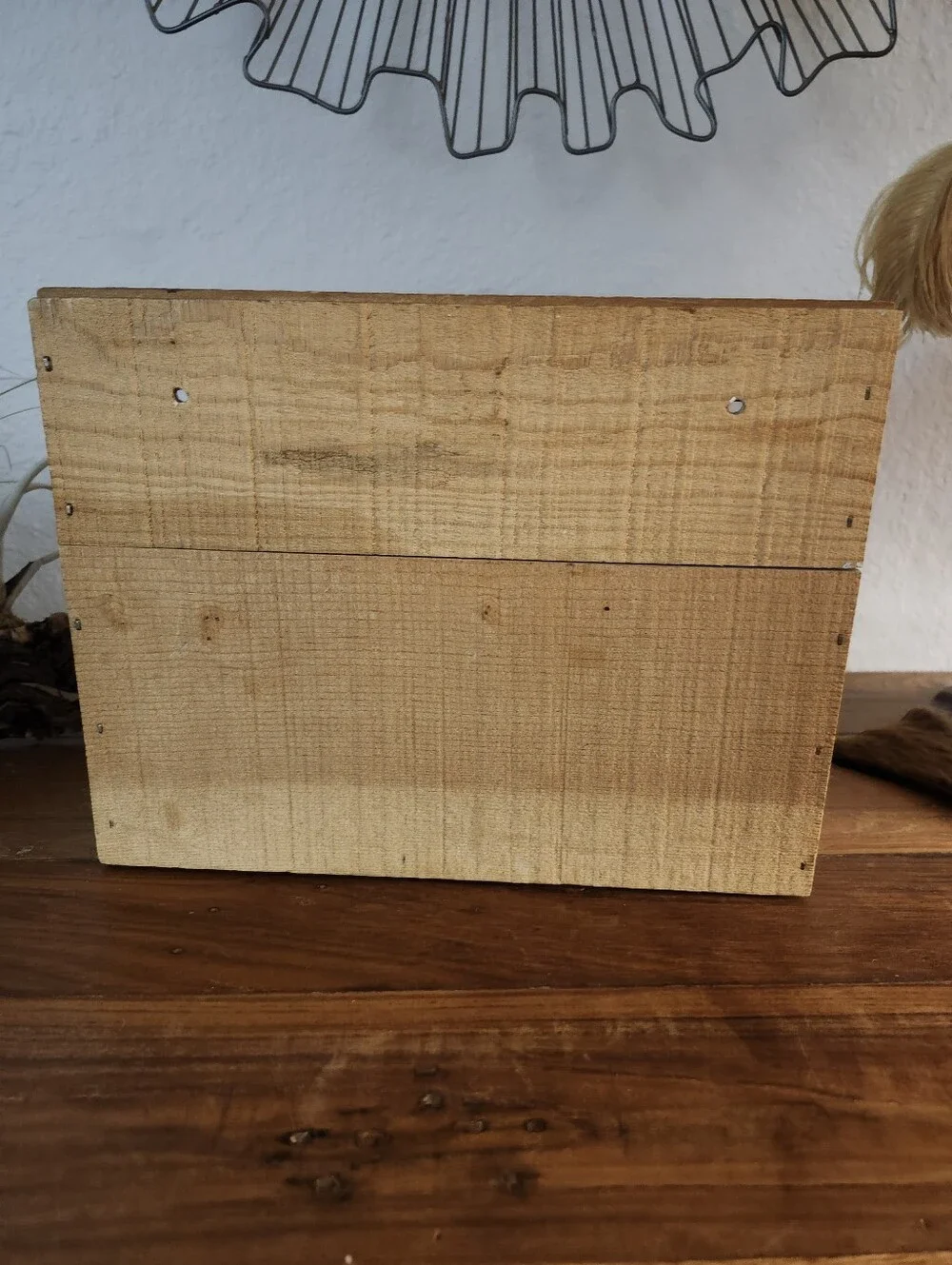 Celestial Seasonings VINTAGE Wooden Wall Shelf - Natural Wood